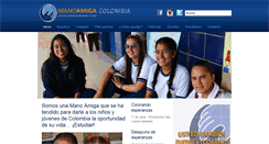 Desktop Screenshot of manoamigacolombia.org